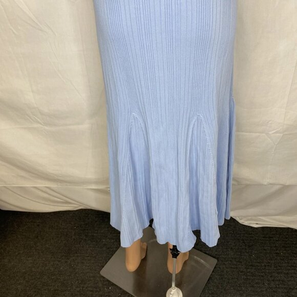 NEW CARA CARA Women's Dara Ribbed Knit Elegance Skirt Sky Blue Size S - Picture 3 of 9